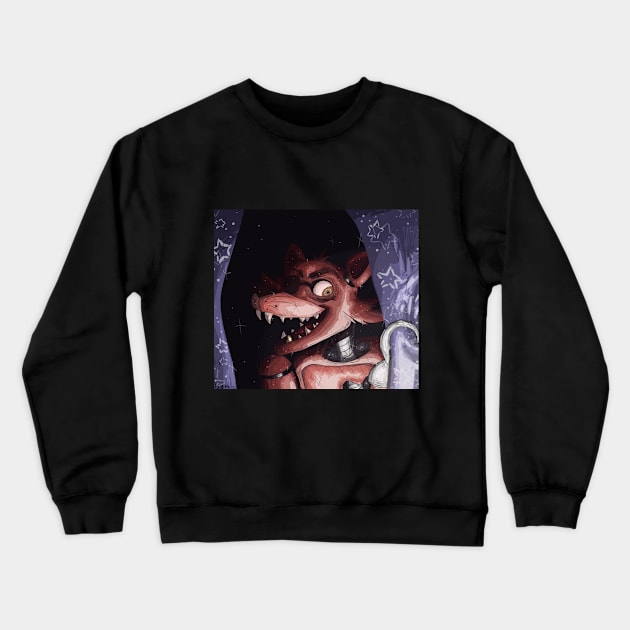 Foxy from FNaF Crewneck Sweatshirt by mmorrisonn33